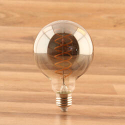 GLOBO E27 LED fényforrás, 8, 5W, 280lm, candlelight, füstszínű üveg (11406FS)