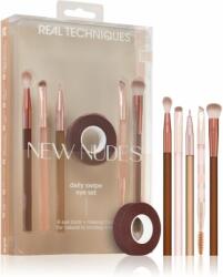 Real Techniques New Nudes set de pensule pentru machiajul ochilor