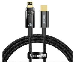 Baseus Cablu de date Baseus USB-C Lightning Incarcare Rapida 2m Negru (CATS000101)