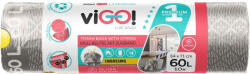 viGO! Saci de gunoi cu legături viGO! - Premium #1, 60 l, 10 buc, argintiu (2218051)