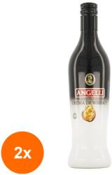 Angelli Set 2 x Lichior Angelli Crema de Whisky, 0.50 l