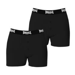 Lonsdale Мъжки боксерки Lonsdale 2 Pack Boxer Shorts Mens - Black