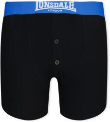 Lonsdale Юношески боксерки Lonsdale 2 Pack Boxer Shorts Junior - Black/Brt Blue
