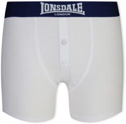 Lonsdale Юношески боксерки Lonsdale 2 Pack Boxer Shorts Junior - White/Navy