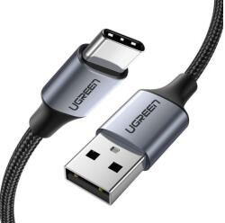 UGREEN USB - USB Type C cable Quick Charge Gyorstöltő adat és töltőkábel 3.0 3A 1m - Szürke (60126) (60126) - kulsoaksi