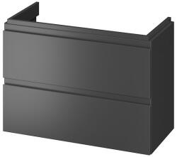Cersanit Moduo Slim, falra akasztható mosdószekrény 80x38x57 cm, antracit matt, S590-089 (S590-089)