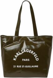 KARL LAGERFELD Shopper táska 'Rue St-Guillaume' zöld, Méret One Size