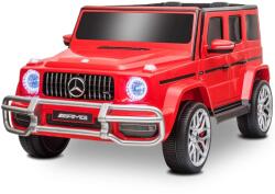 Hollicy Masinuta electrica pentru 2 copii Mercedes G63 XXL 4x4 180W 12V PREMIUM culoare Rosu