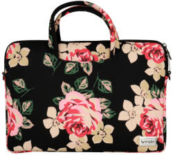 MG Wonder Briefcase genti laptop 15-16'' black and roses (TOP878926)