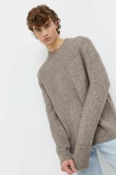Abercrombie & Fitch pulóver meleg, férfi, bézs - bézs XL