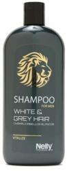Nelly Professional Ingrijire Barbati Men Shampoo Grey Hair Sampon 400 ml