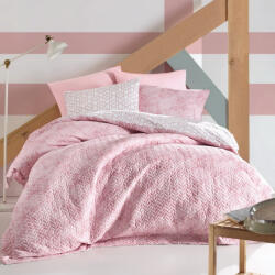 Cotton Box Lenjerie de pat 4 anotimpuri, doua persoane, bumbac 100%, Cotton Box, Best - Pink Lenjerie de pat
