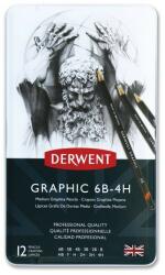 Derwent Graphic grafit ceruza készlet/12 db-os Medium készlet fémdobozban