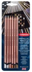 Derwent Metallic színes ceruza készlet/Traditional 6 db-os készlet blisterben