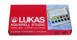 Lukas Studio akvarell festék készlet/12x2ml műanyag doboz Travel boksz