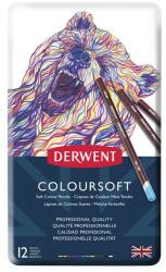 Derwent Coloursoft színes ceruza készlet/12 db-os készlet fémdobozban