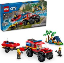 LEGO® City - 4x4 Fire Truck with Rescue Boat (60412) LEGO