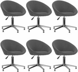 vidaXL 6 buc gri închis 3089510