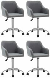 vidaXL 4 buc gri deschis 3089751