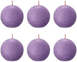 Bolsius Lumânări bilă violet 6 buc (440863)
