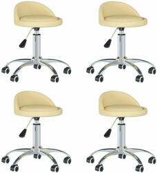 vidaXL 4 buc crem 3086245