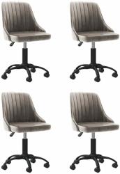 vidaXL 4 buc gri deschis 3089971