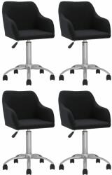 vidaXL 4 buc negru 3089753