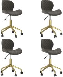 vidaXL 4 buc gri închis 3088433