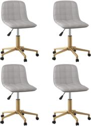 vidaXL 4 buc gri deschis 3087365