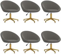 vidaXL 6 buc gri închis 3089546