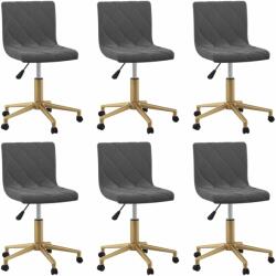 vidaXL 6 buc gri închis 3086604