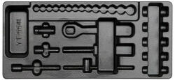 TOYA Dugókulcs készlet 25 részes 1/4" 3, 5-14 mm CrV (fiókbetét szerszám nélkül) (YT-55411)
