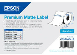Epson Etichetă mată Premium Cont. R, 76mm x 35m, MOQ 18 buc (C33S045418)