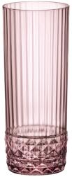 Bormioli Rocco Set 6 pahare long drink Bormioli America '20s Lilac Rose 400 ml (1.22159.BAU.0.21.990) Pahar