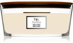 WoodWick Vanilla Musk lumânare parfumată cu fitil din lemn (hearthwick) 453, 6 g