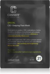 Canneff Green CBD Sleeping Face Mask nyugtató maszk éjszakára 12 ml