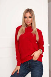 Victoria Moda Kötött pulóver - Piros - S/M - fashionforyou - 6 229 Ft