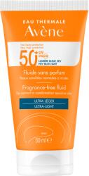 Avène SPF 50+ TRIASORB Napvédő folyadék, normál és vegyes bőrre, illatanyag nélkül, 50 ml