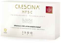Crescina HFSC Transdermal 1300 Hajhullás elleni kezelés, férfiaknak, 10 + 10 ampulla