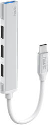 Havit HB41 USB-Type C Hub - Fehér
