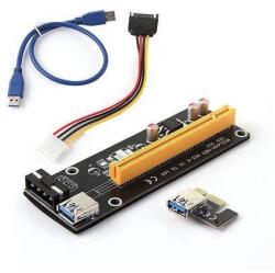 Makki Контролер/екстендер Makki Riser Card 6 Pin, от PCI-E x1 към PCI-E x16 през USB 3.0