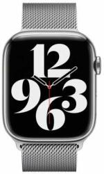 Apple Watch 45mm Bandă: Silver Milanese Loop (mtjr3zm/a)