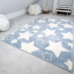 My carpet company kft Bolti Kr. Gyerekszőnyeg akció, EPERKE 160x230cm sky kék nagy csillagos szőnyeg (548884)