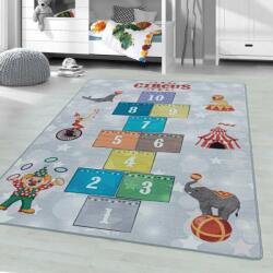  Vidám Cirkusz Játszószőnyeg - Ugróiskolás Mintás - 160x230 cm (PLAY1602302909GREY)