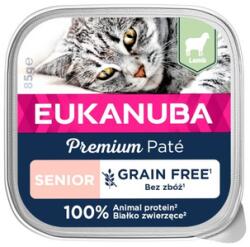 EUKANUBA Grain Free Senior macskapástétom Bárány 16 x 85 g