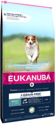 EUKANUBA 2x12kg Eukanuba Grain Free Adult Small / Medium Breed bárány száraz kutyatáp