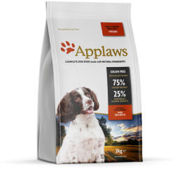 Applaws 2x2kg Applaws Adult Small & Medium Breed csirke száraz kutyatáp