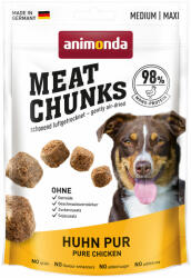 Animonda 4x80g Animonda Meat Chunks Medium / Maxi kutyasnack-csirke pur