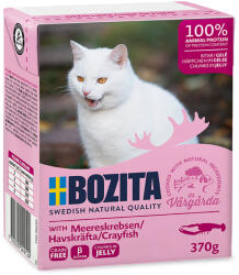 Bozita 24x370g Bozita falatoknedves macskatáp- Tengeri rák aszpikban