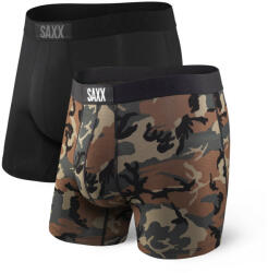 Saxx Vibe Boxer Brief 2Pk Mărime: S / Culoare: negru/maro